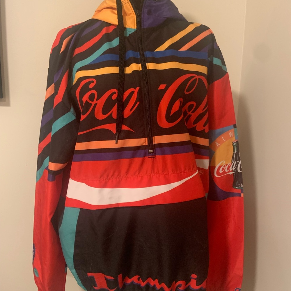 Champion Vintage  Coca-Cola Multicolor Windbreaker